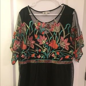 Fun flirty plus size tunic